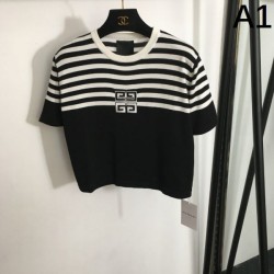 2024SS Short Sleeve Knit GIVENCHY Gift to Give