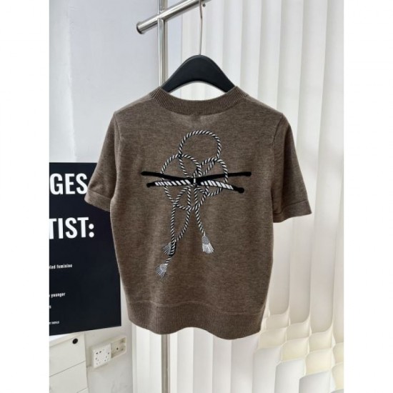 2024SS Short Sleeve T-shirt HERMES Very popular item every year 2024SS Short Sleeve T-shirt HERMES Very popular item every year