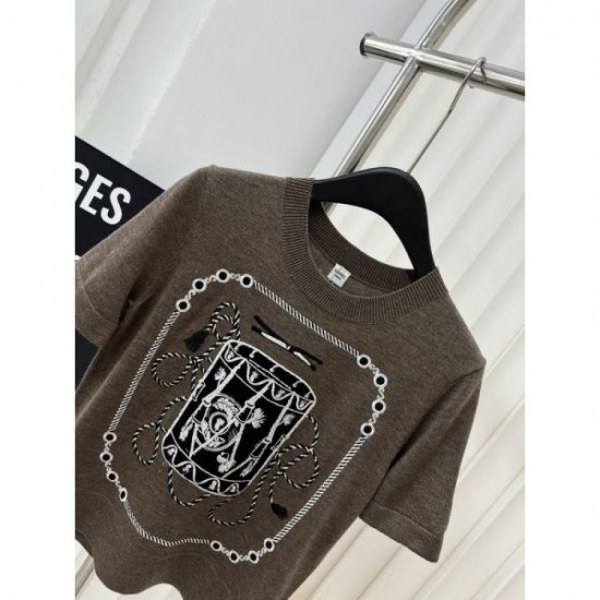 2024SS Short Sleeve T-shirt HERMES Very popular item every year 2024SS Short Sleeve T-shirt HERMES Very popular item every year
