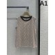 2024SS Tank Top T-shirt HERMES Chic Color 2024SS Tank Top T-shirt HERMES Chic Color
