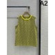 2024SS Tank Top T-shirt HERMES Chic Color 2024SS Tank Top T-shirt HERMES Chic Color