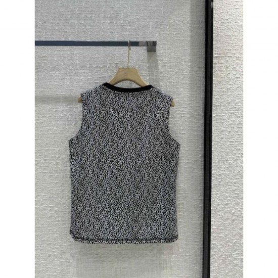 2024SS Tank Top T-shirt HERMES Chic Color 2024SS Tank Top T-shirt HERMES Chic Color
