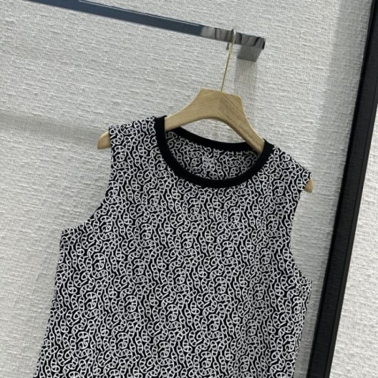 2024SS Tank Top T-shirt HERMES Chic Color 2024SS Tank Top T-shirt HERMES Chic Color