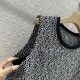 2024SS Tank Top T-shirt HERMES Chic Color 2024SS Tank Top T-shirt HERMES Chic Color