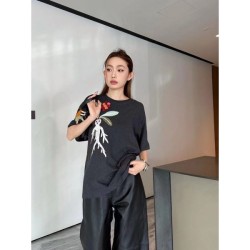2024SS Short Sleeve T-shirt LOEWE Popular item in both magazines and the city