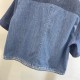 2024SS Denim Short Sleeve LOEWE Get it at the new sale price 2024SS Denim Short Sleeve LOEWE Get it at the new sale price