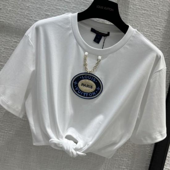 2024SS Short Sleeve T-shirt LOUIS VUITTON Overwhelming approval rating 2024SS Short Sleeve T-shirt LOUIS VUITTON Overwhelming approval rating
