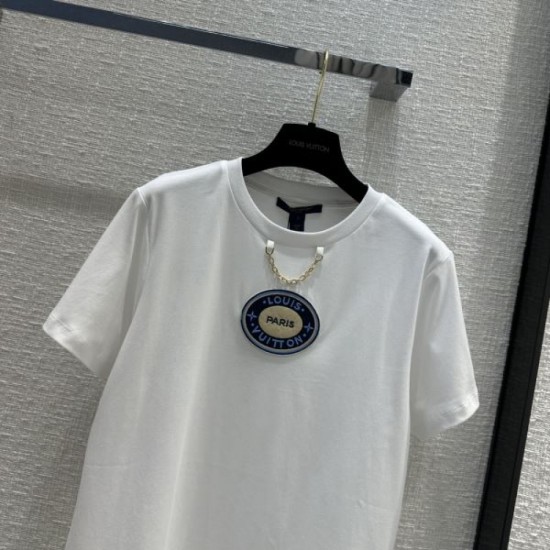 2024SS Short Sleeve T-shirt LOUIS VUITTON Adult-like texture 2024SS Short Sleeve T-shirt LOUIS VUITTON Adult-like texture