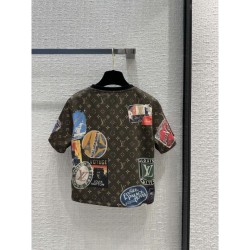 2024SS Short Sleeve T-shirt LOUIS VUITTON Louis Vuitton Hot New Summer Items