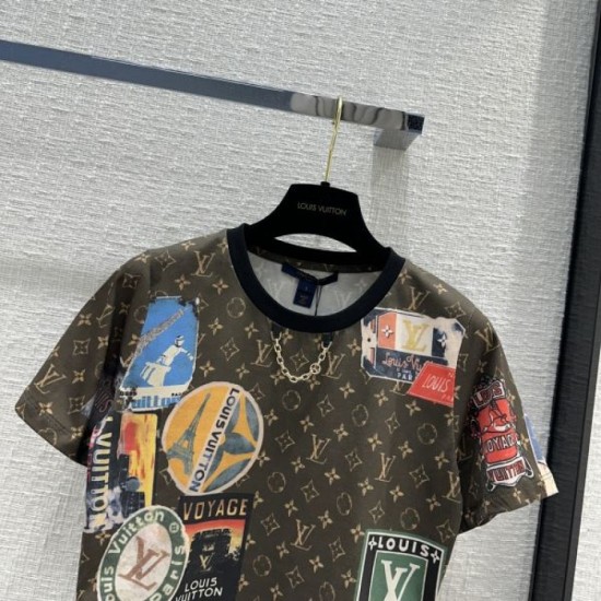 2024SS Short Sleeve T-shirt LOUIS VUITTON Louis Vuitton Hot New Summer Items 2024SS Short Sleeve T-shirt LOUIS VUITTON Louis Vuitton Hot New Summer Items