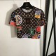 2024SS Short Sleeve T-shirt LOUIS VUITTON Long-lasting 2024SS Short Sleeve T-shirt LOUIS VUITTON Long-lasting