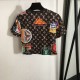 2024SS Short Sleeve T-shirt LOUIS VUITTON Long-lasting 2024SS Short Sleeve T-shirt LOUIS VUITTON Long-lasting