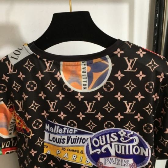 2024SS Short Sleeve T-shirt LOUIS VUITTON Excellent trendiness 2024SS Short Sleeve T-shirt LOUIS VUITTON Excellent trendiness