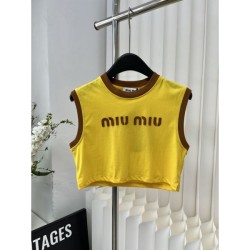 2024SS tank top MIU MIU Spring/summer standard new item