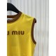 2024SS tank top MIU MIU Spring/summer standard new item 2024SS tank top MIU MIU Spring/summer standard new item