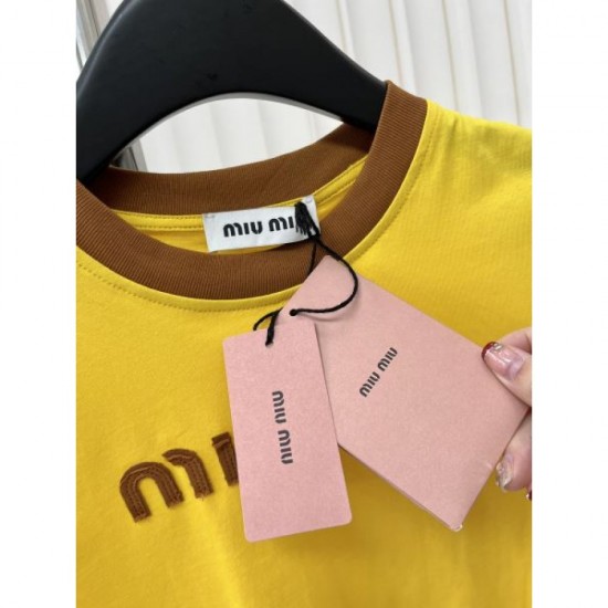 2024SS tank top MIU MIU Spring/summer standard new item 2024SS tank top MIU MIU Spring/summer standard new item
