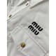 2024SS short sleeve shirt MIU MIU Latest love at first sight 2024SS short sleeve shirt MIU MIU Latest love at first sight