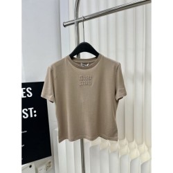 2024SS short sleeve T-shirt MIU MIU New spring/summer release