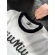 2024SS Short Sleeve T-shirt MIU MIU Cheapest Sale 2024SS Short Sleeve T-shirt MIU MIU Cheapest Sale