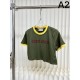 2024SS Short Sleeve T-shirt MIU MIU Novel Style 2024SS Short Sleeve T-shirt MIU MIU Novel Style