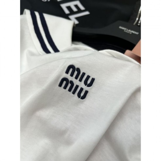 2024SS Short Sleeve T-shirt MIU MIU Express your individuality 2024SS Short Sleeve T-shirt MIU MIU Express your individuality