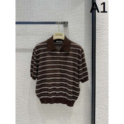 2024SS Polo Shirt MIU MIU Miu Miu Holiday Limited