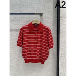 2024SS Polo Shirt MIU MIU Miu Miu Holiday Limited