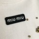 2024SS short sleeve T-shirt MIU MIU Miu Miu very popular and cute 2024SS short sleeve T-shirt MIU MIU Miu Miu very popular and cute