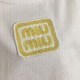 2024SS Short Sleeve T-shirt MIU MIU Standard Popular Item 2024SS Short Sleeve T-shirt MIU MIU Standard Popular Item