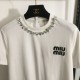 2024SS Short Sleeve T-shirt MIU MIU MIU MIU SALE Get a great deal 2024SS Short Sleeve T-shirt MIU MIU MIU MIU SALE Get a great deal