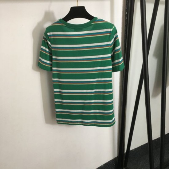 2024SS Short Sleeve T-shirt MIU MIU Luxury Super Low Price 2024SS Short Sleeve T-shirt MIU MIU Luxury Super Low Price