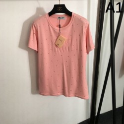 2024SS short sleeve T-shirt MIU MIU Overseas advance sale!