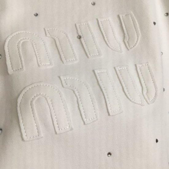 2024SS short sleeve T-shirt MIU MIU Overseas advance sale! 2024SS short sleeve T-shirt MIU MIU Overseas advance sale!