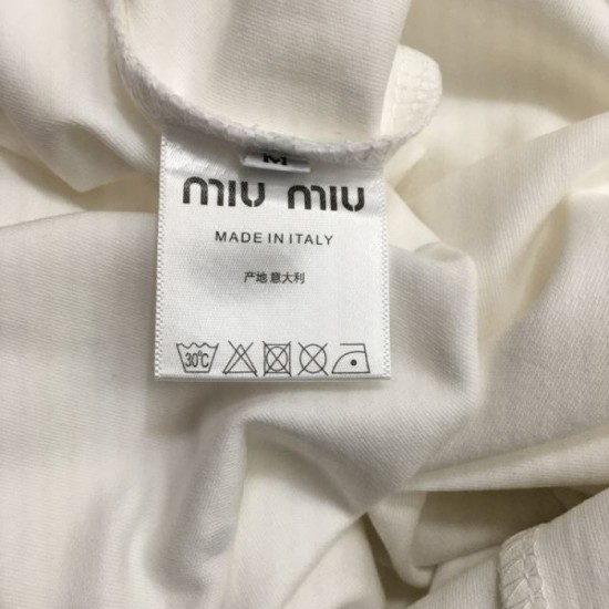 2024SS short sleeve T-shirt MIU MIU Overseas advance sale! 2024SS short sleeve T-shirt MIU MIU Overseas advance sale!