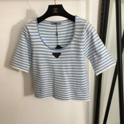 2024SS Short Sleeve Knit PRADA You can buy it now! New arrival