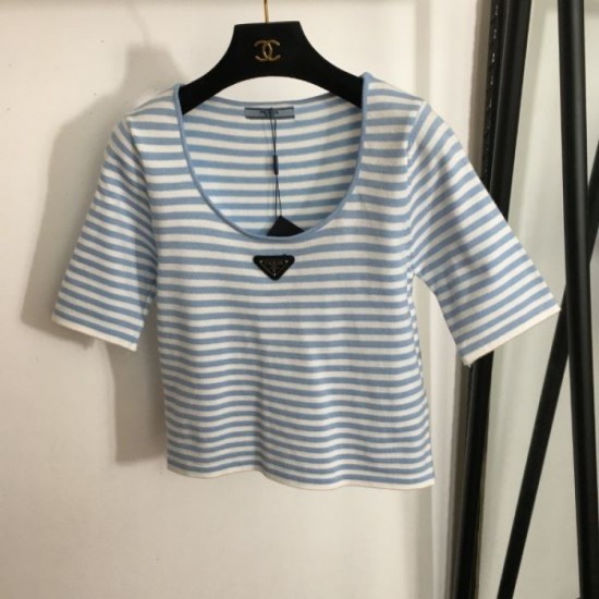 2024SS Short Sleeve Knit PRADA You can buy it now! New arrival 2024SS Short Sleeve Knit PRADA You can buy it now! New arrival