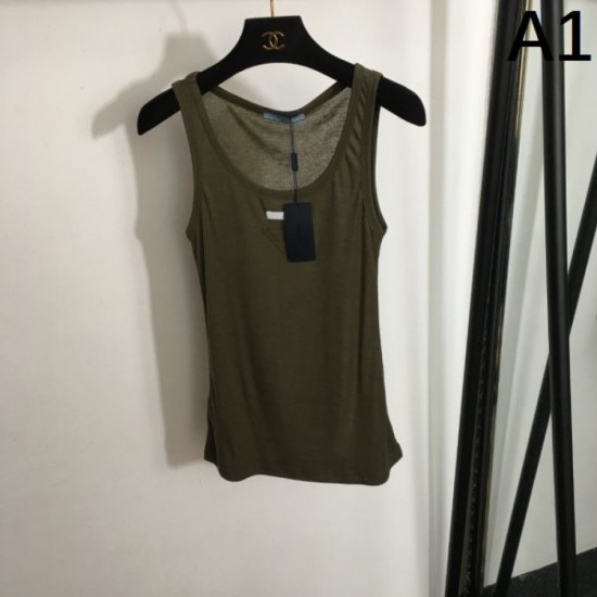2024SS Tank Top PRADA Now a standard item and popular item 2024SS Tank Top PRADA Now a standard item and popular item