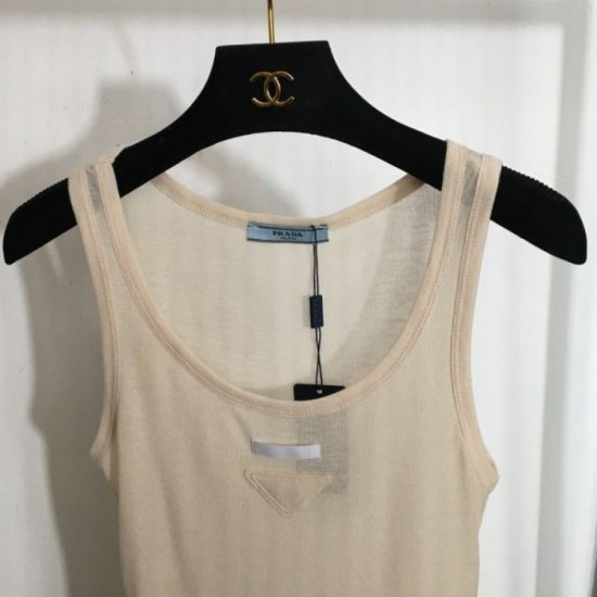 2024SS Tank Top PRADA Now a standard item and popular item 2024SS Tank Top PRADA Now a standard item and popular item