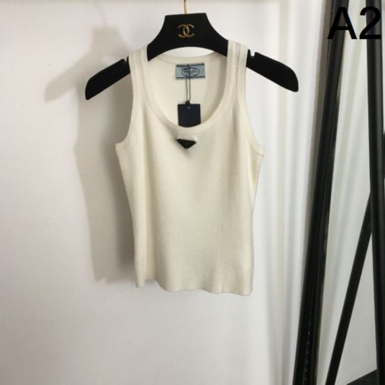 2024SS Tank Top PRADA This season's new popular beauty line 2024SS Tank Top PRADA This season's new popular beauty line