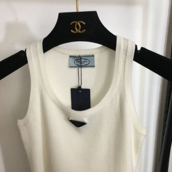 2024SS Tank Top PRADA This season's new popular beauty line 2024SS Tank Top PRADA This season's new popular beauty line