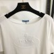 2024SS Short Sleeve T-shirt PRADA This season has a fashionable feel 2024SS Short Sleeve T-shirt PRADA This season has a fashionable feel