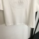 2024SS Short Sleeve T-shirt PRADA This season has a fashionable feel 2024SS Short Sleeve T-shirt PRADA This season has a fashionable feel