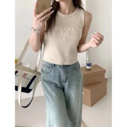 2024SS Knit Vest PRADA Clean Silhouette