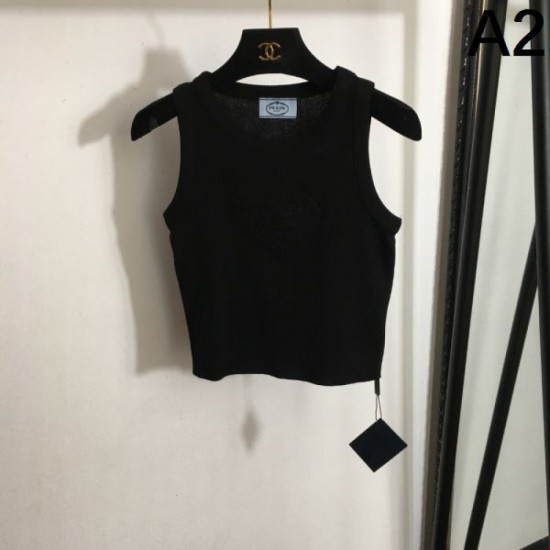 2024SS Knit Vest PRADA Clean Silhouette 2024SS Knit Vest PRADA Clean Silhouette