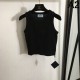 2024SS Knit Vest PRADA Clean Silhouette 2024SS Knit Vest PRADA Clean Silhouette