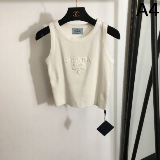 2024SS Knit Vest PRADA Clean Silhouette 2024SS Knit Vest PRADA Clean Silhouette