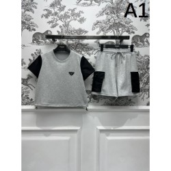 2024SS Top and Bottom Set PRADA This Spring/Summer Strongest Item