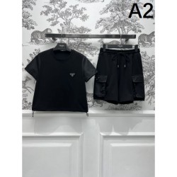2024SS Top and Bottom Set PRADA This Spring/Summer Strongest Item