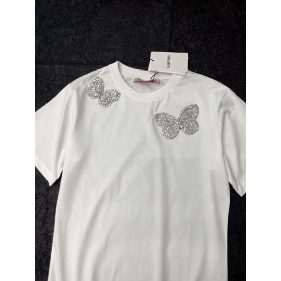 2024SS Short Sleeve T-shirt VALENTINO Valentino New Spring/Summer VIP Discount 2024SS Short Sleeve T-shirt VALENTINO Valentino New Spring/Summer VIP Discount