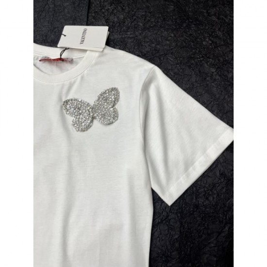 2024SS Short Sleeve T-shirt VALENTINO Valentino New Spring/Summer VIP Discount 2024SS Short Sleeve T-shirt VALENTINO Valentino New Spring/Summer VIP Discount